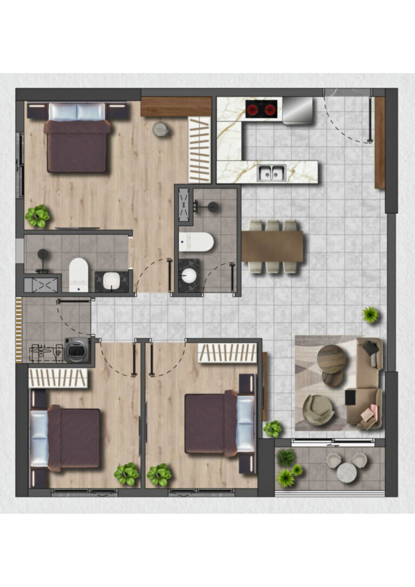 Giá căn Setia Edenia 3PN